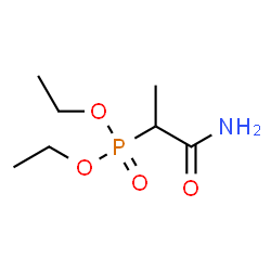 ChemSpider 2D Image | Diethyl (1-amino-1-oxo-2-propanyl)phosphonate | C7H16NO4P