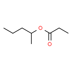 ChemSpider 2D Image | 2-Pentyl propionate | C8H16O2