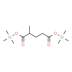 ChemSpider 2D Image | Bis(trimethylsilyl) 2-methylpentanedioate  | C12H26O4Si2