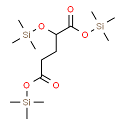 ChemSpider 2D Image | Bis(trimethylsilyl) 2-[(trimethylsilyl)oxy]pentanedioate | C14H32O5Si3