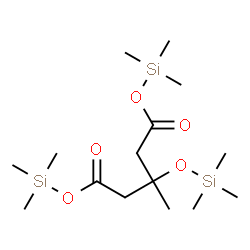 ChemSpider 2D Image | Bis(trimethylsilyl) 3-methyl-3-[(trimethylsilyl)oxy]pentanedioate | C15H34O5Si3