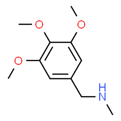 ChemSpider 2D Image | 3,4,5-Trimethoxybenzyl methylamine | C11H17NO3
