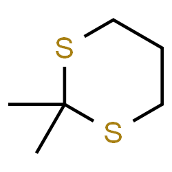 ChemSpider 2D Image | 2,2-Dimethyl-1,3-dithiane | C6H12S2