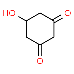 ChemSpider 2D Image | 5-Hydroxy-1,3-cyclohexanedione | C6H8O3