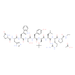 ChemSpider 2D Image | Buserelin acetate | C62H90N16O15