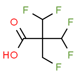 ChemSpider 2D Image | 2-(Difluoromethyl)-3,3-difluoro-2-(fluoromethyl)propanoic acid | C5H5F5O2