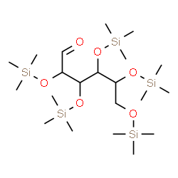 ChemSpider 2D Image | 2,3,4,5,6-Pentakis-O-(trimethylsilyl)hexose | C21H52O6Si5