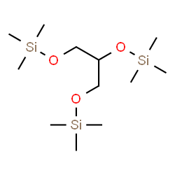 ChemSpider 2D Image | 2,2,8,8-Tetramethyl-5-[(trimethylsilyl)oxy]-3,7-dioxa-2,8-disilanonane | C12H32O3Si3