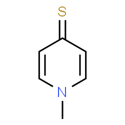 ChemSpider 2D Image | 1-Methyl-4(1H)-pyridinethione | C6H7NS