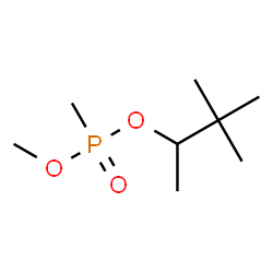 ChemSpider 2D Image | 3,3-Dimethyl-2-butanyl methyl methylphosphonate | C8H19O3P