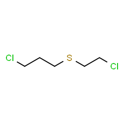 ChemSpider 2D Image | 2-Chloroethyl 3-chloropropyl sulfide | C5H10Cl2S