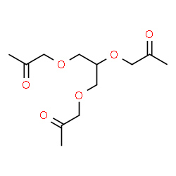 ChemSpider 2D Image | 1,1',1''-[1,2,3-Propanetriyltris(oxy)]triacetone | C12H20O6