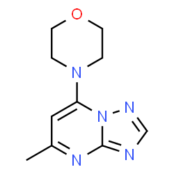 ChemSpider 2D Image | 4-Morpholino-6-methyl-1,3,3a,7-tetrazaindene | C10H13N5O