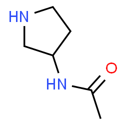 ChemSpider 2D Image | 3-Acetaminopyrrolidine | C6H12N2O