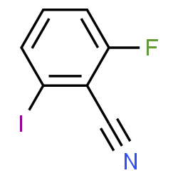 ChemSpider 2D Image | 2-Fluoro-6-iodobenzonitrile | C7H3FIN