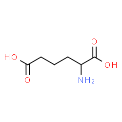 ChemSpider 2D Image | .alpha.-Aminoadipic acid | C6H11NO4