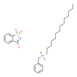 ChemSpider 2D Image | MYRISTALKONIUM SACCHARINATE | C30H46N2O3S