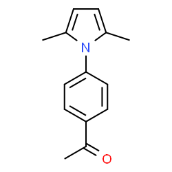 ChemSpider 2D Image | N-(4-Acetylphenyl)-2,5-dimethylpyrrole | C14H15NO