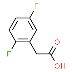 ChemSpider 2D Image | (2,5-Difluorophenyl)acetic acid | C8H6F2O2