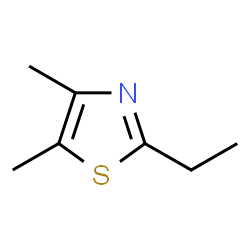 ChemSpider 2D Image | 2-Ethyl-4,5-dimethylthiazole | C7H11NS