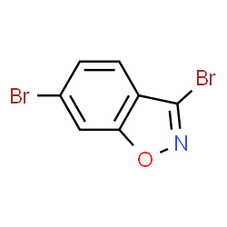 ChemSpider 2D Image | 3,6-Dibromo-1,2-benzoxazole | C7H3Br2NO
