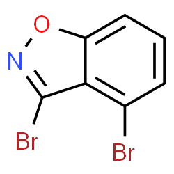 ChemSpider 2D Image | 3,4-Dibromo-1,2-benzoxazole | C7H3Br2NO