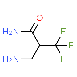 ChemSpider 2D Image | 2-(Aminomethyl)-3,3,3-trifluoropropanamide | C4H7F3N2O