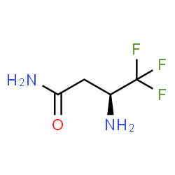 ChemSpider 2D Image | (3S)-3-Amino-4,4,4-trifluorobutanamide | C4H7F3N2O