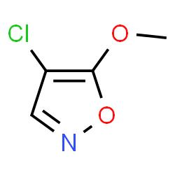 ChemSpider 2D Image | 4-Chloro-5-methoxy-1,2-oxazole | C4H4ClNO2