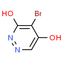 ChemSpider 2D Image | 4-Bromo-3,5-pyridazinediol | C4H3BrN2O2