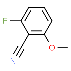 ChemSpider 2D Image | 2-Fluoro-6-methoxybenzonitrile | C8H6FNO