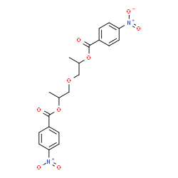 ChemSpider 2D Image | Oxydi-1,2-propanediyl bis(4-nitrobenzoate) | C20H20N2O9