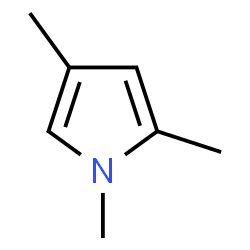 ChemSpider 2D Image | 1,3,5-trimethylpyrrole | C7H11N