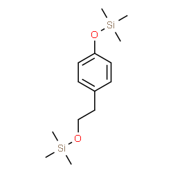 ChemSpider 2D Image | Trimethyl(2-(4-[(trimethylsilyl)oxy]phenyl)ethoxy)silane | C14H26O2Si2
