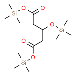 ChemSpider 2D Image | Bis(trimethylsilyl) 3-[(trimethylsilyl)oxy]pentanedioate | C14H32O5Si3