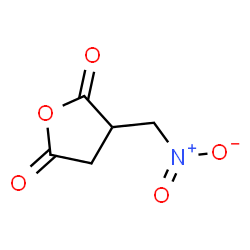 ChemSpider 2D Image | 3-(Nitromethyl)dihydro-2,5-furandione | C5H5NO5