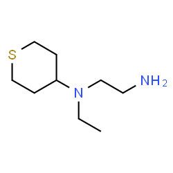 ChemSpider 2D Image | N-Ethyl-N-(tetrahydro-2H-thiopyran-4-yl)-1,2-ethanediamine | C9H20N2S