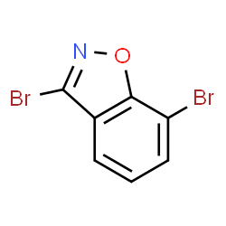 ChemSpider 2D Image | 3,7-Dibromo-1,2-benzoxazole | C7H3Br2NO