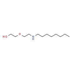 ChemSpider 2D Image | 2-[2-(Octylamino)ethoxy]ethanol | C12H27NO2