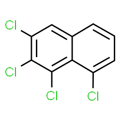 ChemSpider 2D Image | 1,2,3,8-Tetrachloronaphthalene | C10H4Cl4