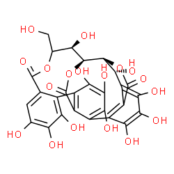 ChemSpider 2D Image | (1S,2S,25R,29R)-7,8,9,12,13,14,17,18,19,25,29-Undecahydroxy-24-(hydroxymethyl)-3,23,26-trioxahexacyclo[13.10.3.1~2,6~.0~5,10~.0~11,28~.0~16,21~]nonacosa-5,7,9,11(28),12,14,16,18,20-nonaene-4,22,27-tri
one | C27H20O18