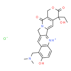 ChemSpider 2D Image | Topotecan Hydrochloride | C23H24ClN3O5