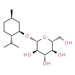 ChemSpider 2D Image | (-)-menthyl beta-D-glucoside | C16H30O6