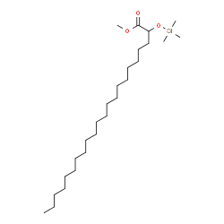 ChemSpider 2D Image | Methyl 2-[(trimethylsilyl)oxy]docosanoate | C26H54O3Si
