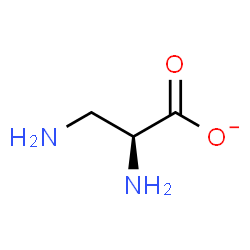 ChemSpider 2D Image | (2S)-2,3-Diaminopropanoate | C3H7N2O2