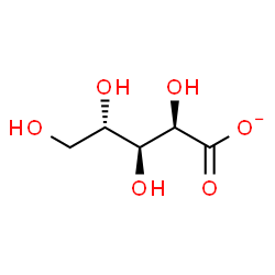 ChemSpider 2D Image | L-Arabinonate | C5H9O6