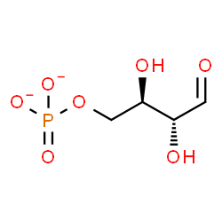 ChemSpider 2D Image | d-erythrose 4-phosphate dianion | C4H7O7P