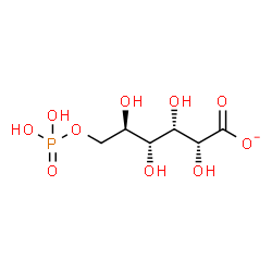ChemSpider 2D Image | 6-phosphogluconate | C6H12O10P