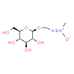 ChemSpider 2D Image | b-D-Glucosyloxyazoxymethane | C8H16N2O7