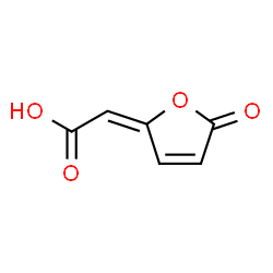 ChemSpider 2D Image | cis-4-Carboxymethylenebut-2-en-4-olide | C6H4O4